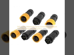 자기 잠금 방수 신호 커넥터 패널 마운트 집적 된 야외 조명 플러그