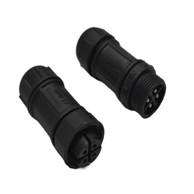 주문 IP67 4핀 방수 연결기 8A 스레드 된 엉덩이 타입 M12 원형 연결기 online manufacture
