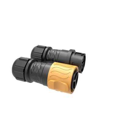 주문 P25 3핵 방수 원형 커넥터 자체 잠금 집합 마이크로 인버터 박스 online manufacture
