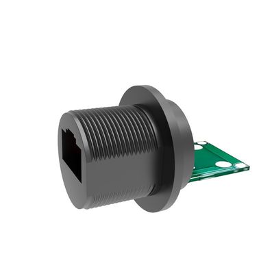 주문 RJ45 M20 패널 방수 신호 커넥터 크리스탈 헤드 산업 네트워크 어댑터 online manufacture