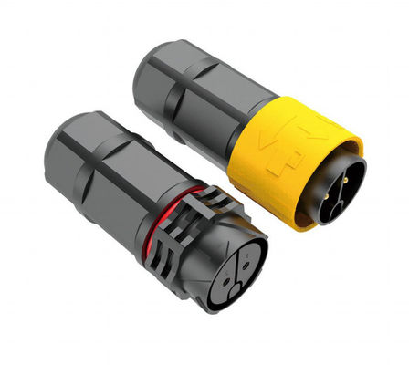 주문 용접 / 나사 부착 데이터 커넥터 방수 IP68 40A 높은 전류 용량 online manufacture