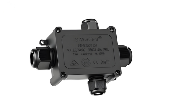 주문 방수형 관통형 정션 박스 1인3아웃 케이블 글랜드 인클로저, 전기 데이터 연결용 온라인 제조