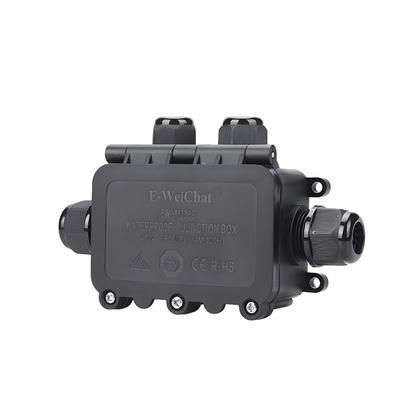 주문 Waterproof Junction Box 1In3Out IP68 Rated Die-Cast Aluminum Direct Through-Wire 온라인 제조