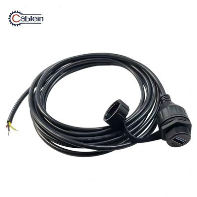 1000MHz 전송을 위한 IP67 등급 및 PA66 나일론 소재의 USB 3.0 방수 신호 커넥터