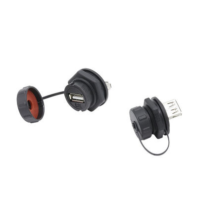 125V 작동 전압 방수 신호 커넥터 IP67 USB 남성 여성 어댑터