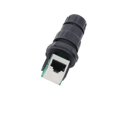 USB 패널 고정 기반 IP67 방수 커넥터 남성 및 여성 데이터 신호 전송