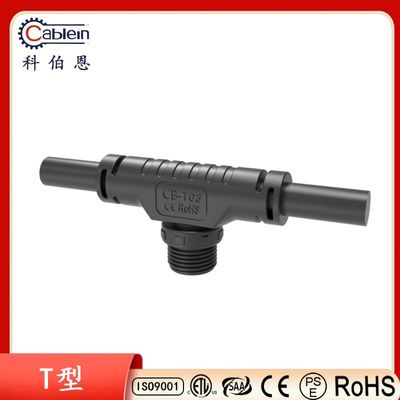 M16 고무 코팅 T 티 LED 방수 커넥터 15A 스트리트 램프 모듈 법정 빛