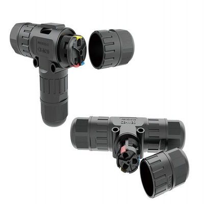 IP68 등급과 5.5-13mm 패널에 대한 패널 마운트 40A 고전류 방수 데이터 커넥터