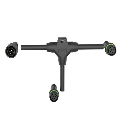 IP67 방수형 원형 연결기 4핀 남성 여성 자물쇠 엉덩이 타입 연결기