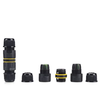 M20 IP68 Waterproof Circular Connector with 400V Rating 1500 Mating Cycles and UL94 V-0 Flame Resistance